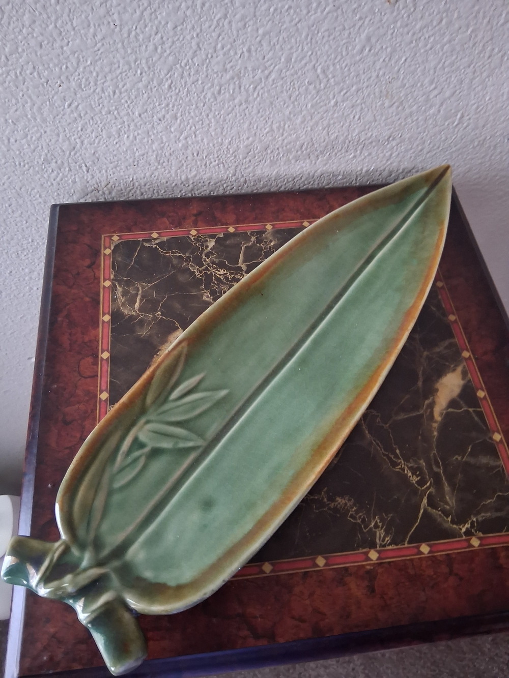 Green Ceramic Votive Candle Holder Pier 1 13x4in